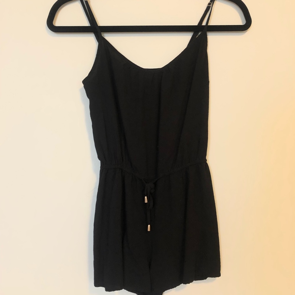 Black tank romper
